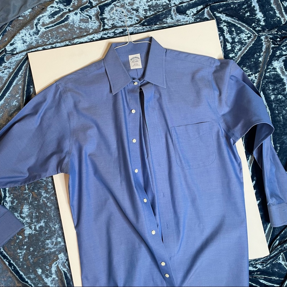 Blue Brooks Brother shirt